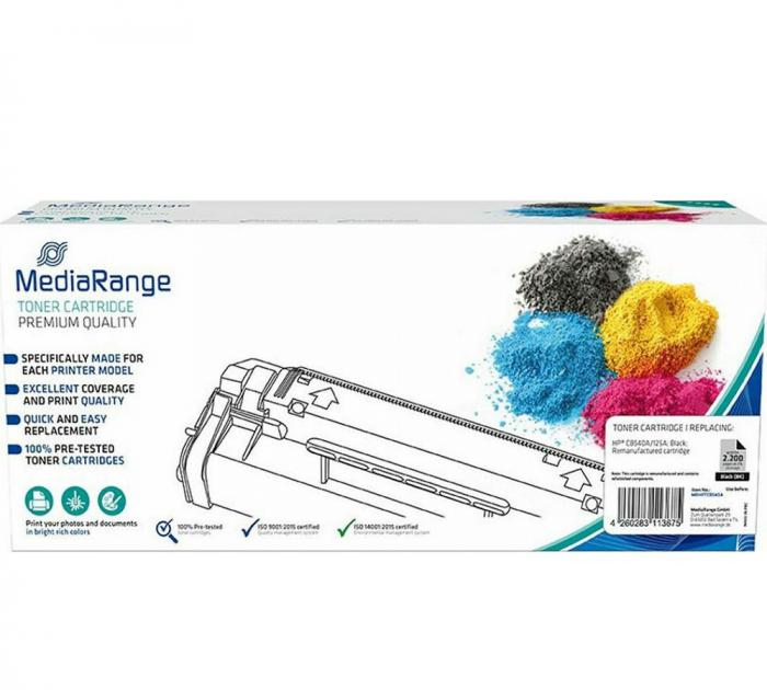 ΣΥΜΒΑΤΟ TONER MEDIARANGE ΓΙΑ ΕΚΤΥΠΩΤΗ HP CB540A/125A BLACK