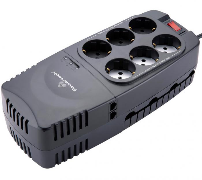 ΣΤΑΘΕΡΟΠΟΙΗΤΗΣ ΤΑΣΗΣ POWERTECH PT-1496 2000VA/1000W