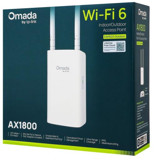 ACCESS POINT TP-LINK WiFi 6 MESH AX1800 EAP603-OUTDOOR