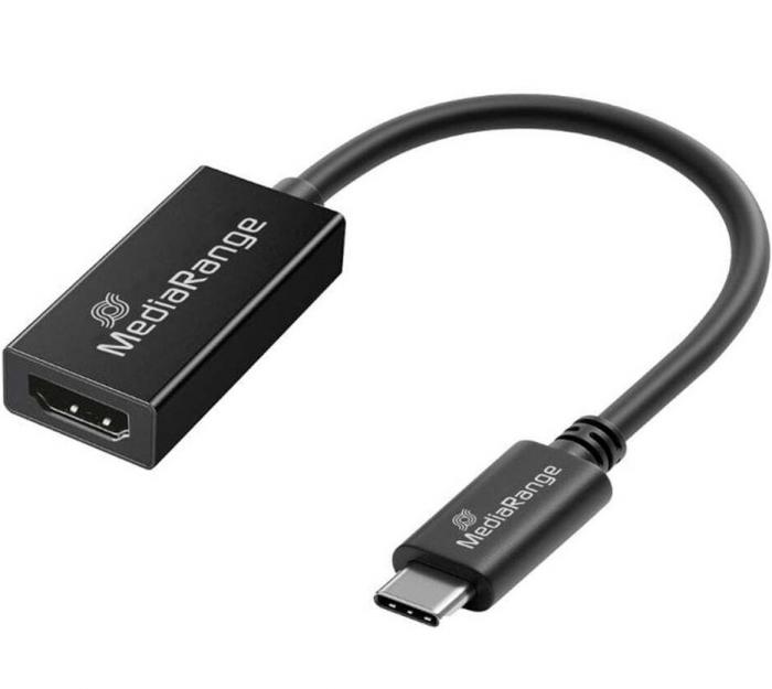 ΜΕΤΑΤΡΟΠΕΑΣ MEDIARANGE USB-C ΣΕ HDMI MRCS234 BLACK