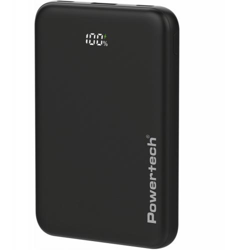 POWER BANK POWERTECH PT-1502 10000mAh 22.5W BLACK