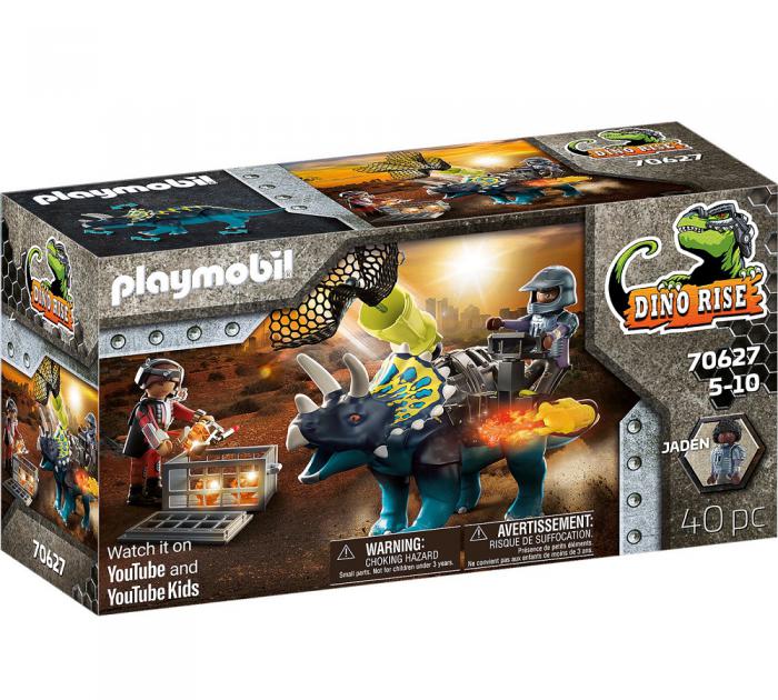 PLAYMOBIL ΤΡΙΚΕΡΑΤΩΨ ΜΕ ΠΑΝΟΠΛΙΑ - ΚΑΝΟΝΙ ΚΑΙ ΜΑΧΗΤΕΣ 70627