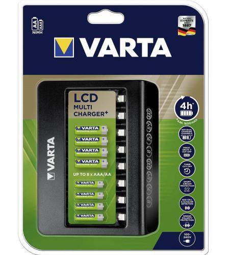 ΦΟΡΤΙΣΤΗΣ ΜΠΑΤΑΡΙΩΝ VARTA LCD MULTI PLUS CHARGER