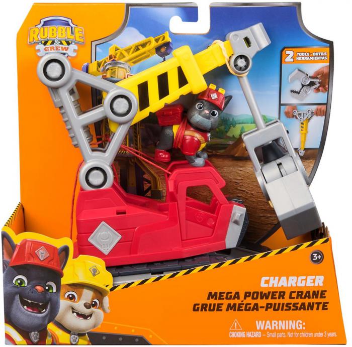 ΠΑΙΧΝΙΔΙ SPIN MASTER RUBBLE AND CREW: CHARGER - MEGA POWER CRANE 6073295
