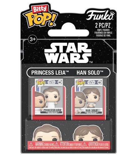 ΦΙΓΟΥΡΕΣ FUNKO BITTY POP! 2-PACK PRINCESS LEIA AND HAN SOLO