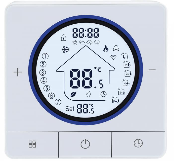 ΘΕΡΜΟΣΤΑΤΗΣ ΑΕΡΙΟΥ SMART BHT-800WM-GCLW WiFi WHITE