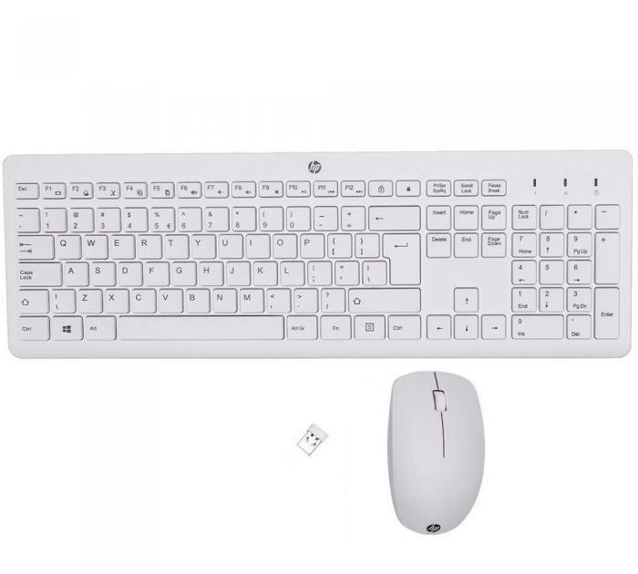 ΑΣΥΡΜΑΤΟ ΠΛΗΚΤΡΟΛΟΓΙΟ ΜΕ ΠΟΝΤΙΚΙ HP 230 GR WHITE