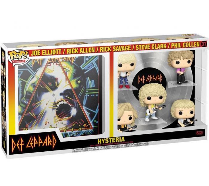 ΦΙΓΟΥΡΕΣ FUNKO POP! DEF LEPPARD - JOE ELLIOTT - RICK ALLEN - RICK SAVAGE - STEVE CLARK AND PHIL COLLEN HYSTERIA TOUR 1987 #37
