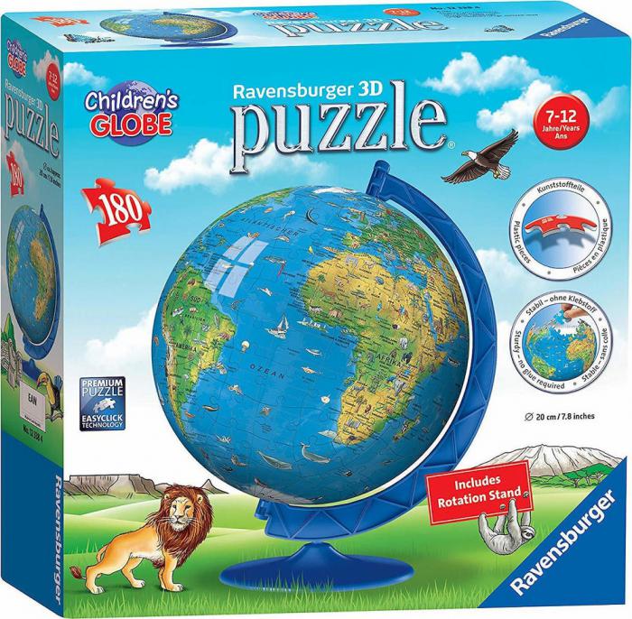 ΠΑΖΛ RAVENSBURGER: CHILDREN'S WORLD GLOBE 180 PCS 12338