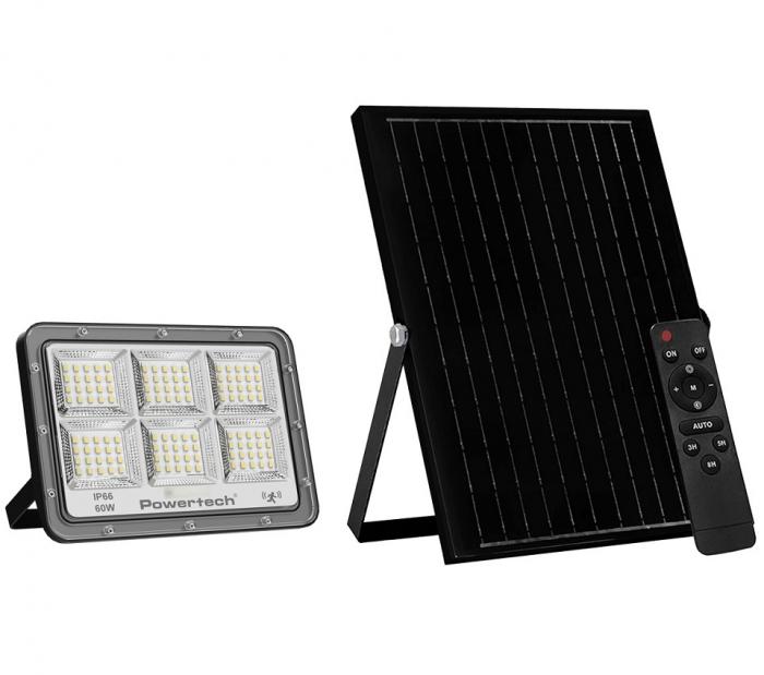 ΗΛΙΑΚΟΣ ΠΡΟΒΟΛΕΑΣ POWERTECH LED PT-1456 60W 4000K 750lm IP66