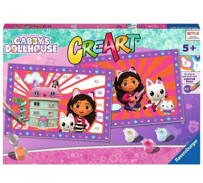 ΖΩΓΡΑΦΙΚΗ RAVENSBURGER: CREART JR - GABBYS DOLLHOUSE 23715