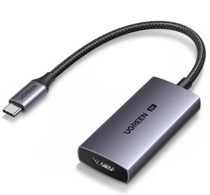 ΜΕΤΑΤΡΟΠΕΑΣ UGREEN CM491 85320 USB-C ΣΕ HDMI M/M 8K/60Hz GREY