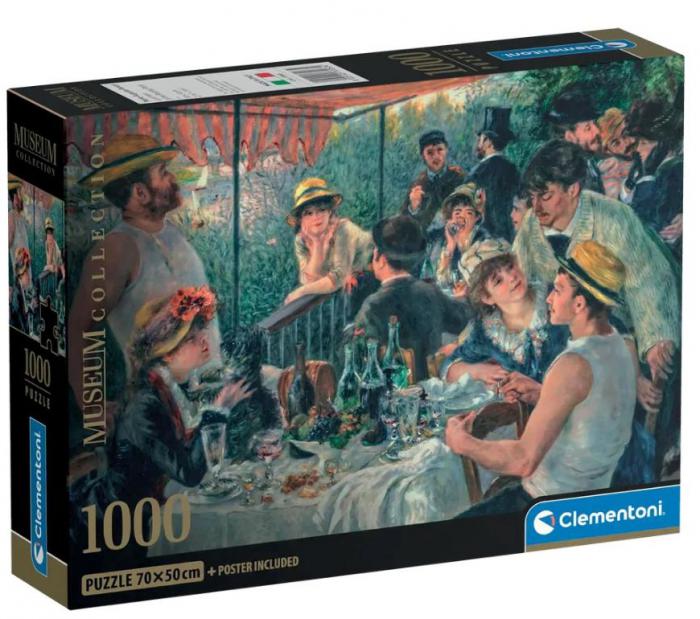 ΠΑΖΛ CLEMENTONI MUSEUM COLLECTION - LUNCHEON OF THE BOATING PARTY 1000 PCS 37063