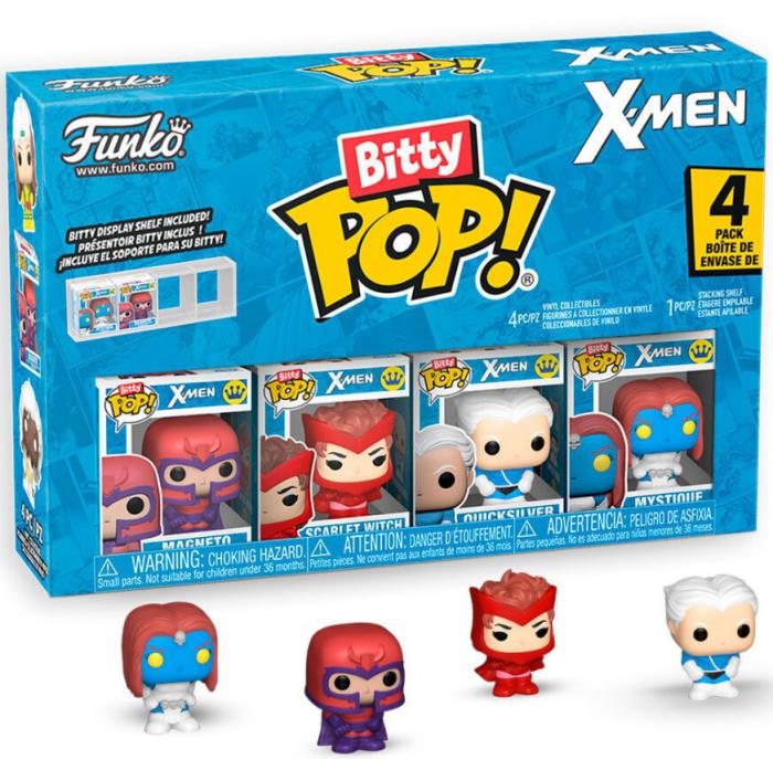 ΦΙΓΟΥΡΕΣ FUNKO BITTY POP! 4-PACK X-MEN - MAGNETO - SCARLET WITCH - QUICKSILVER - MYSTIQUE