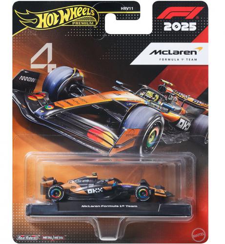 ΠΑΙΧΝΙΔΙ MATTEL HOT WHEELS PREMIUM: F1 2025 - MCLAREN FORMULA 1 TEAM JKD88