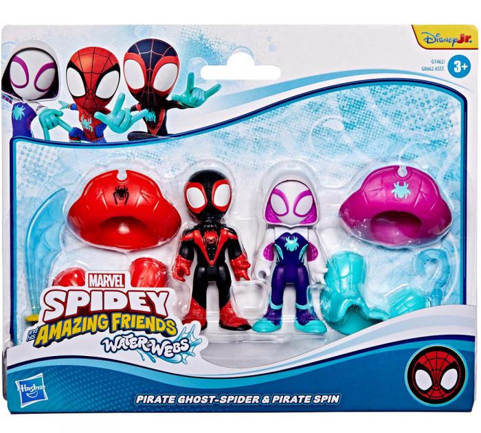 ΠΑΙΧΝΙΔΙ HASBRO DISNEY JR. MARVEL: SPIDEY AND HIS AMAZING FRIENDS WATERWEBS - PIRATE GHOST-SPIDER AND PIRATE SPIN G1462
