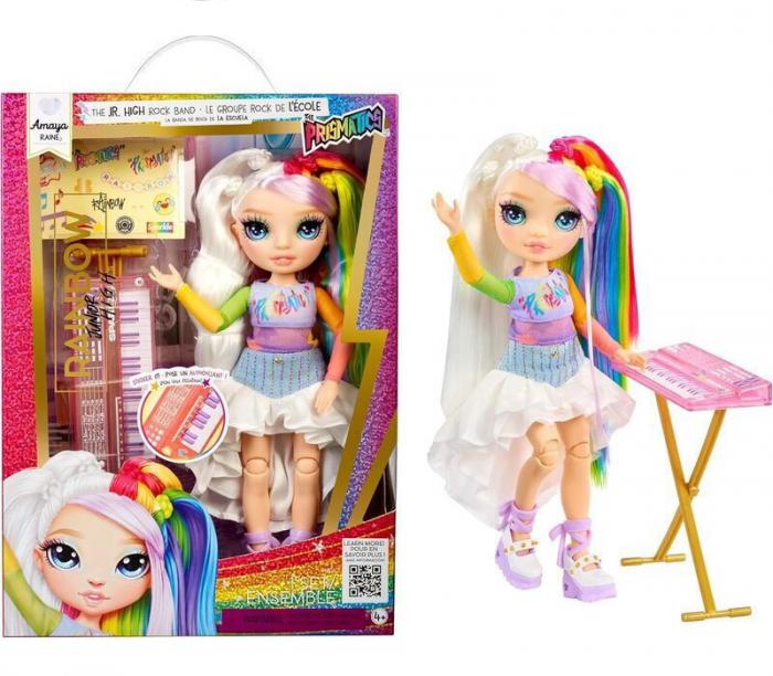 ΚΟΥΚΛΑ MGA RAINBOW HIGH THE JR. HIGH ROCK BAND - AMAYA RAINE 565772