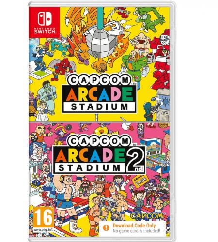 CAPCOM ARCADE STADIUM 1 AND 2 (CODE IN A BOX) SWITCH