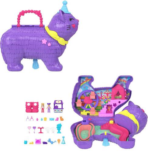 ΠΑΙΧΝΙΔΙ MATTEL POLLY POCKET: POLLY MINI - ΠΙΝΙΑΤΑ ΓΑΤΟΥΛΑ JFT90