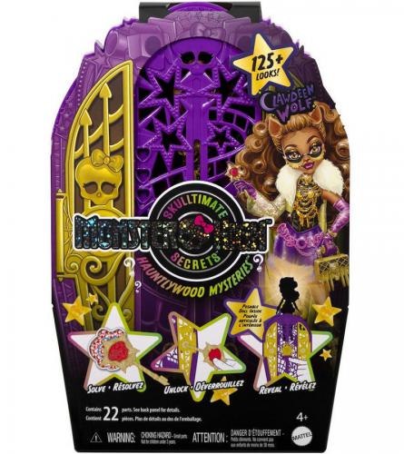 ΚΟΥΚΛΑ MATTEL MONSTER HIGH: SKULLTIMATE SECRETS - HAUNTLYWOOD - CLAWDEEN JBG80