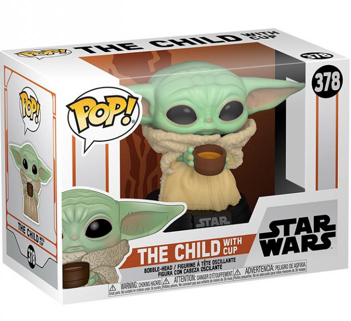 ΦΙΓΟΥΡΑ FUNKO POP! THE CHILD WITH CUP #378 BOBBLE-HEAD