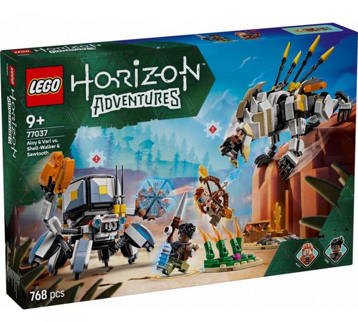 LEGO HORIZON ADVENTURES ALOY AND VARL VS. SHELL-WALKER AND SAWTOOTH 77037
