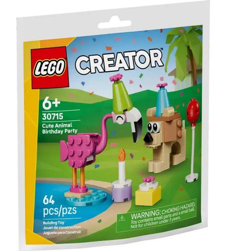 LEGO CREATOR CUTE ANIMAL BIRTHDAY PARTY 30715