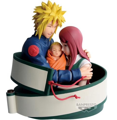 ΦΙΓΟΥΡΑ BANPRESTO: NARUTO 72 SERIES - MINATO AND NARUTO AND KUSHINA 13CM 71473