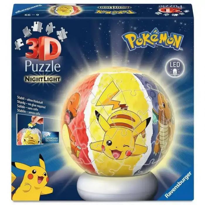 ΠΑΖΛ RAVENSBURGER: 3D NIGHTLIGHT POKEMON 12008053