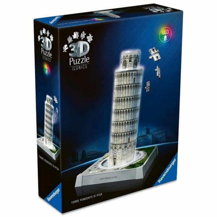 ΠΑΖΛ RAVENSBURGER: 3D ICONICS - TORRE PENDENTE DI PISA NIGHT EDITION 216 PCS 12008028