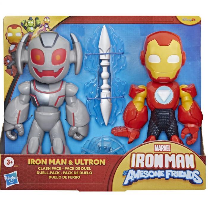 ΦΙΓΟΥΡΕΣ HASBRO MARVEL: IRON MAN AND HIS AWESOME FRIENDS - IRON MAN AND ULTRON CLASH PACK G1995