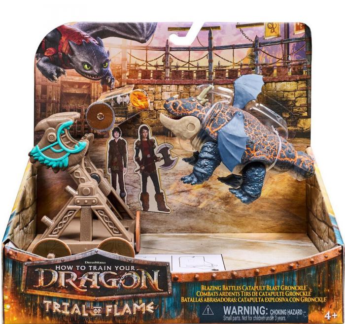 ΠΑΙΧΝΙΔΙ SPIN MASTER HOW TO TRAIN YOUR DRAGON: TRIAL OF FLAME - BLAZING BATTLES CATAPULT BLAST CRONCKLE 20156293