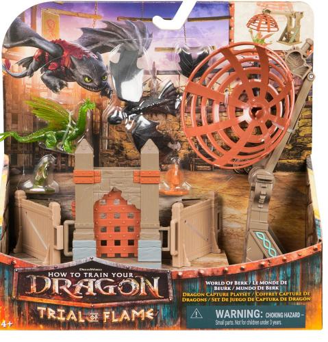 ΠΑΙΧΝΙΔΙ SPIN MASTER HOW TO TRAIN YOUR DRAGON: TRIAL OF FLAME - WORLD OF BERK DRAGON CAPTURE PLAYSET 20156327