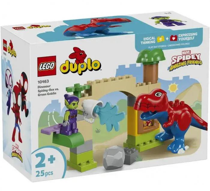 LEGO DUPLO MARVEL: SPIDEY AND HIS AMAZING FRIENDS - DINOSAUR SPIDEY-REX VS. GREEN GOBLIN 10463