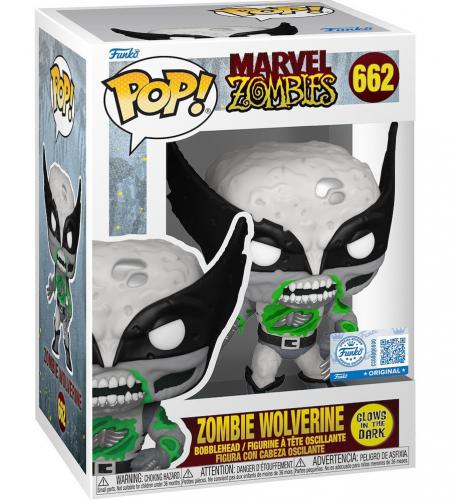 ΦΙΓΟΥΡΑ FUNKO POP! ZOMBIE WOLVERINE (GLOWS IN THE DARK) #662