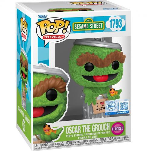 ΦΙΓΟΥΡΑ FUNKO POP! OSCAR THE GROUCH (FLOCKED) #1793