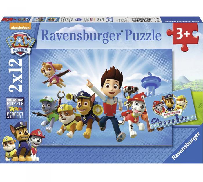 ΠΑΖΛ RAVENSBURGER: PAW PATROL - RYDER AND THE PAW PATROL 2x12 PCS 07586