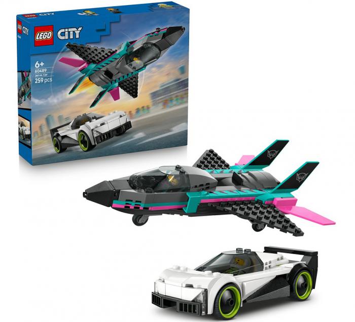LEGO CITY: JET VS. CAR 60489