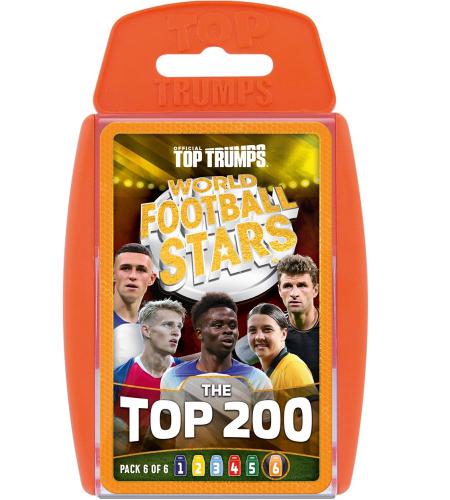 ΠΑΙΧΝΙΔΙ ΜΕ ΚΑΡΤΕΣ WINNING MOVES: TOP TRUMPS - WORLD FOOTBALL STARS 2024 THE TOP 200 PACK 6 WM04841-EN1