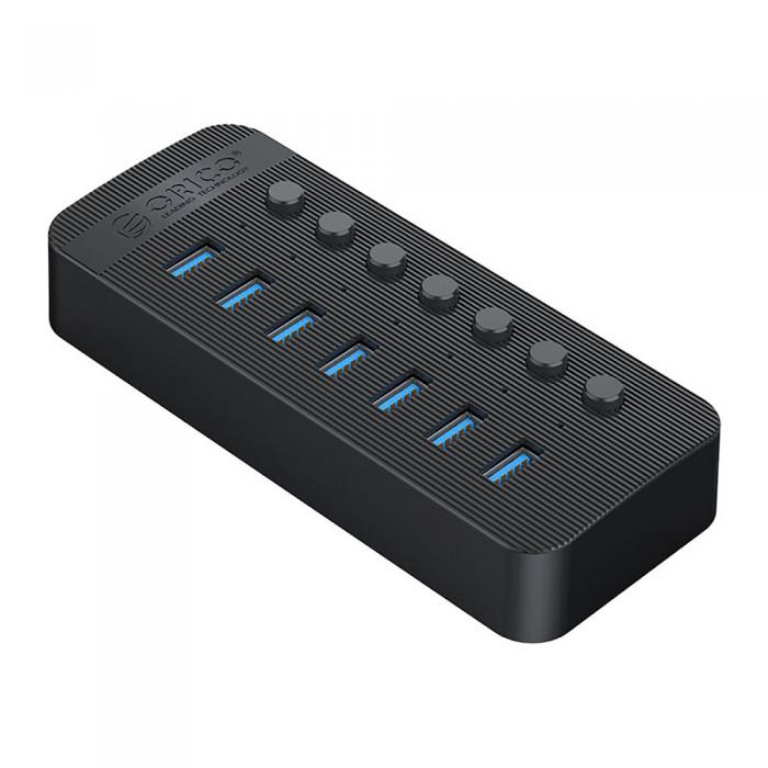 HUB USB ORICO CT2U3-7AB BLACK