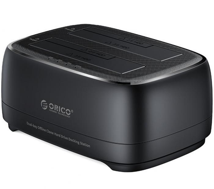 DISK DOCKING STATION ORICO 2.5'' - 3.5'' SATA HDD/SSD DD28U3-C-EU-BK-BP