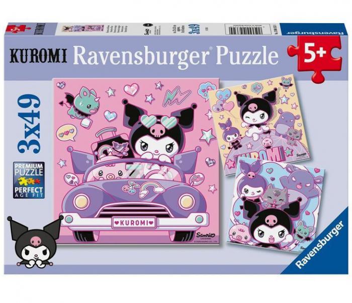 ΠΑΖΛ RAVENSBURGER: KUROMI 3x 49 PCS 12004332