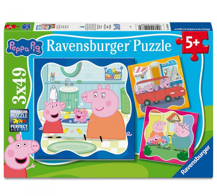 ΠΑΖΛ RAVENSBURGER: PEPPA PIG 3x 49 PCS 12004288