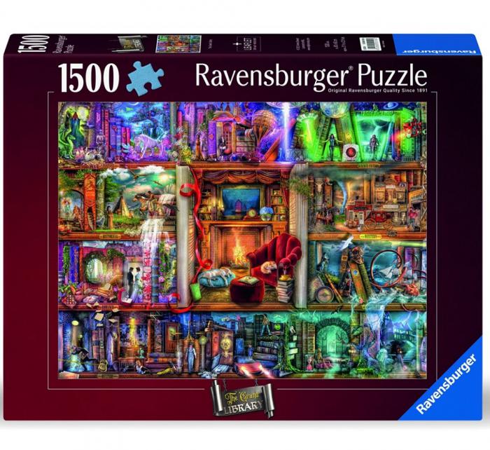 ΠΑΖΛ RAVENSBURGER: ΜΕΓΑΛΗ ΒΙΒΛΙΟΘΗΚΗ 1500 PCS 12000190