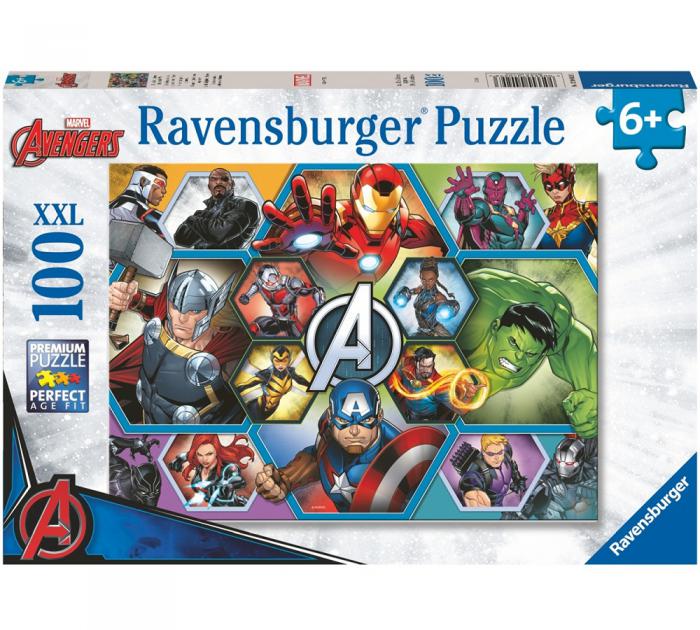 ΠΑΖΛ RAVENSBURGER: MARVEL AVENGERS XXL 100 PCS 12004029
