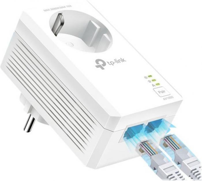 POWERLINE TP-LINK TL-PA7027P KIT PASSTHROUGH AV1000