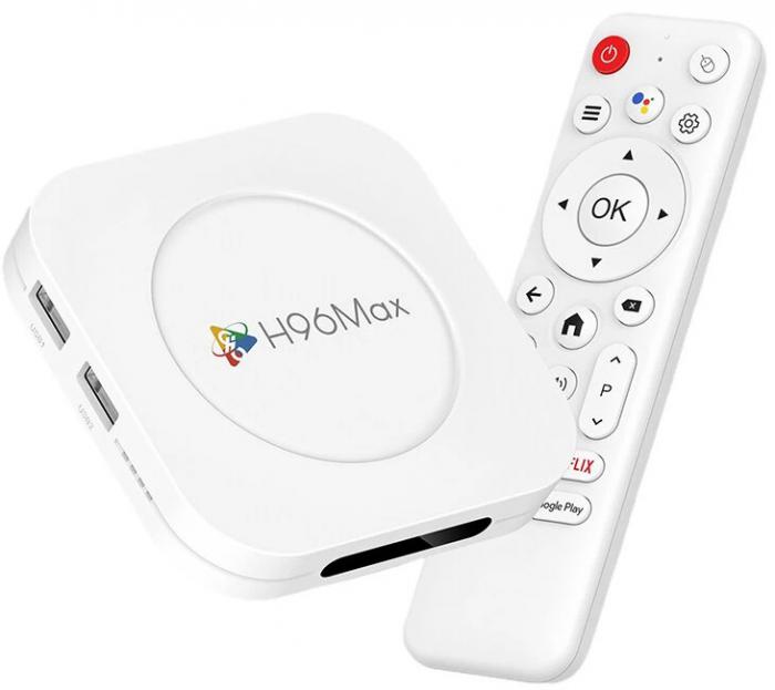 SMART BOX H96 MAX BOX M1 PLUS 8K 4/32GB WiFi 6 BT ANDROID 14