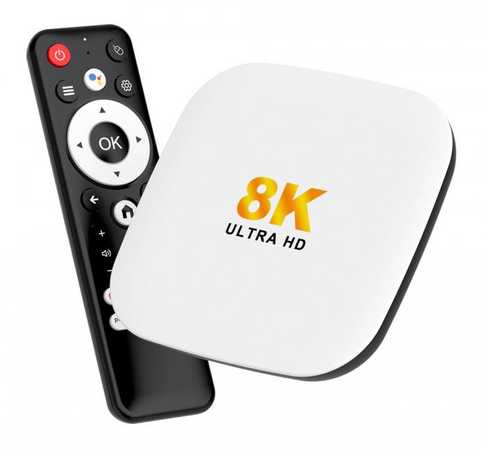 SMART BOX H96 MAX M2 PLUS 8K 4/32GB WiFi 6 BT ANDROID 14