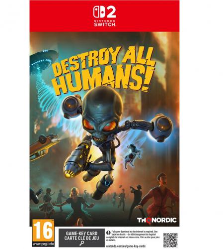 DESTROY ALL HUMANS! (GAME KEY CARD) SWITCH 2
