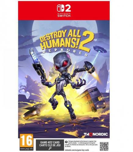 DESTROY ALL HUMANS! 2 REPROBED (GAME KEY CARD) SWITCH 2